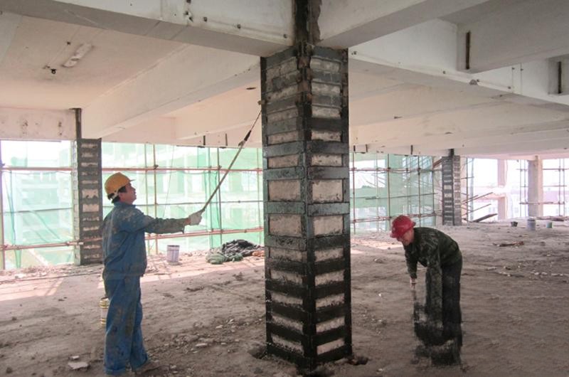 山阴型钢外包钢加固施工的质量怎么做检测？
